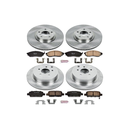 PowerStop 12-13 Infiniti M35h Front & Rear Autospecialty Brake Kit (KOE6237)