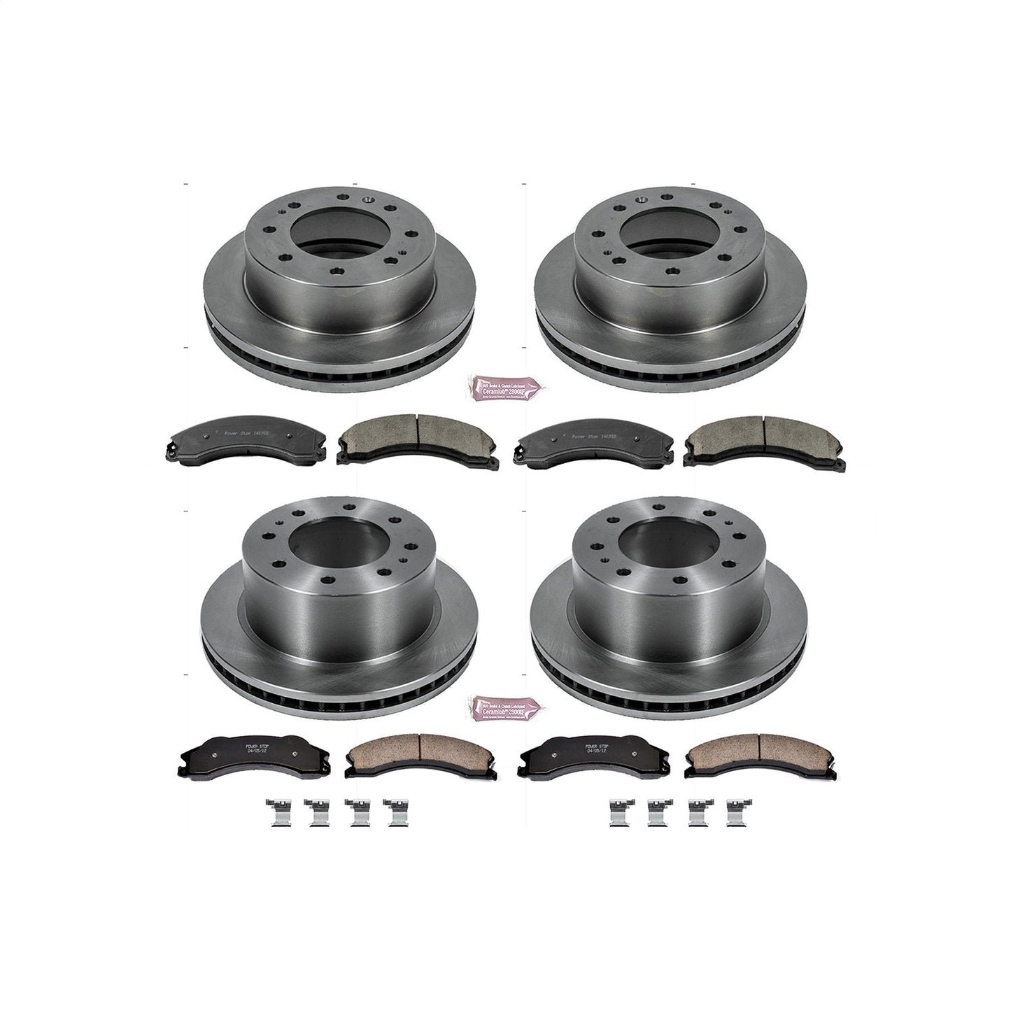 PowerStop 12-19 GMC Sierra 3500 HD Front & Rear Autospecialty Brake Kit (KOE6259)