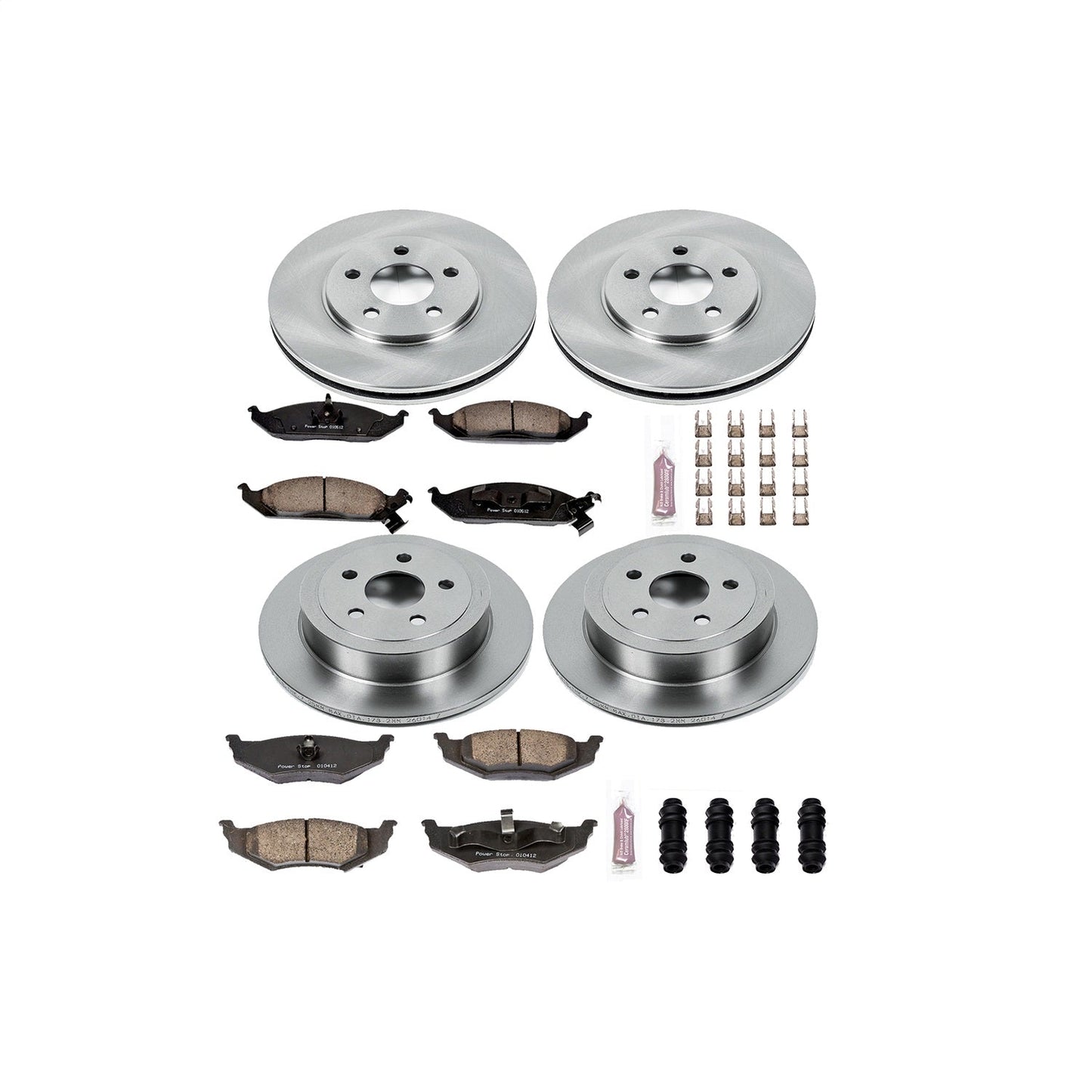 PowerStop 95-00 Chrysler Cirrus Front & Rear Autospecialty Brake Kit (KOE6264)