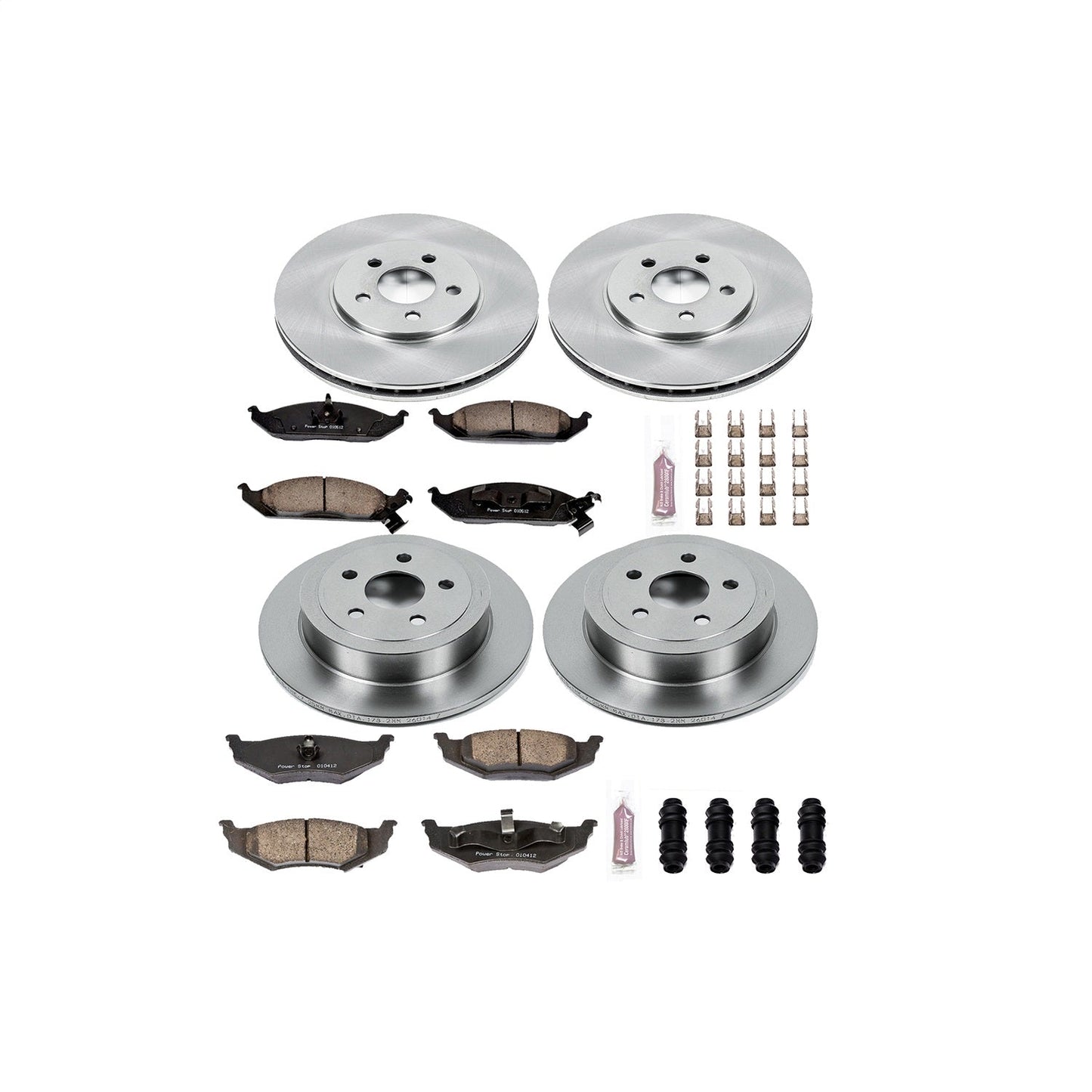 PowerStop 95-00 Chrysler Cirrus Front & Rear Autospecialty Brake Kit (KOE6265)