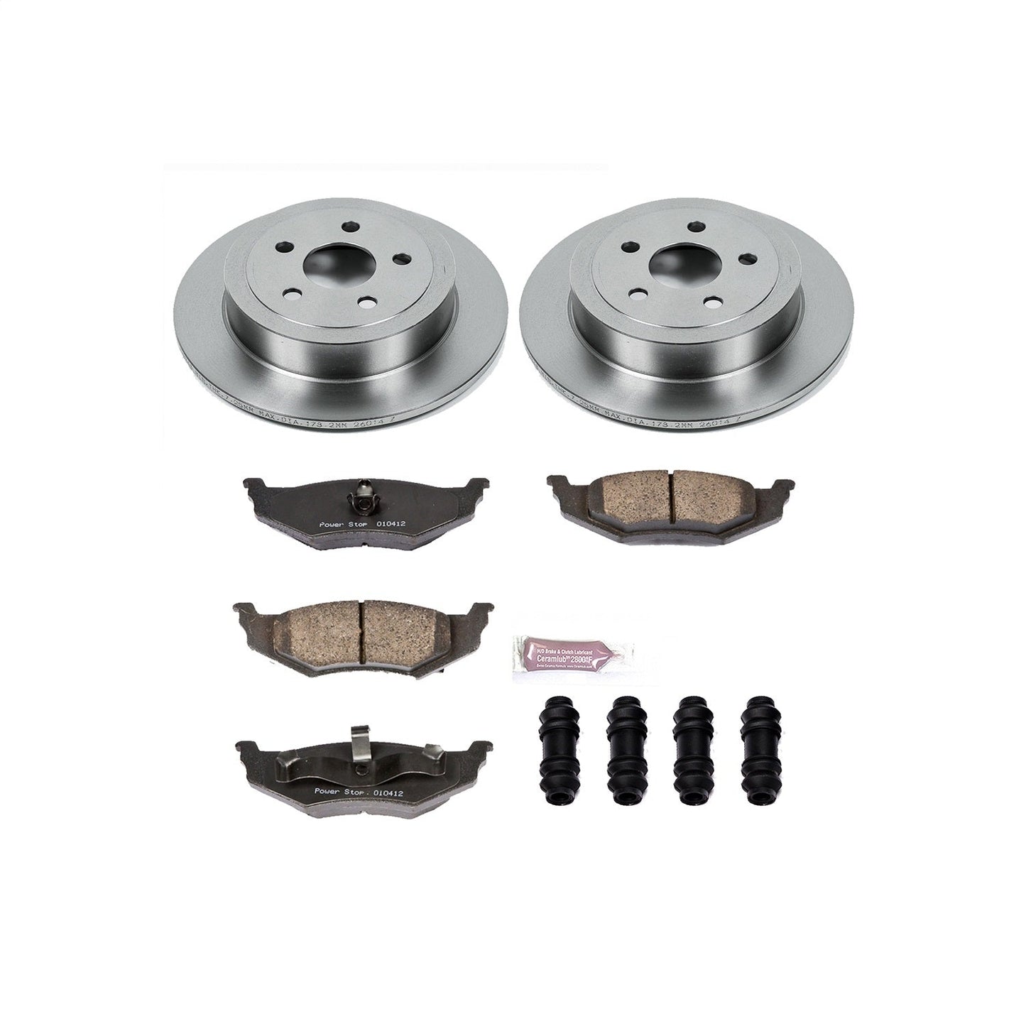 PowerStop 95-00 Chrysler Cirrus Rear Autospecialty Brake Kit (KOE6266)