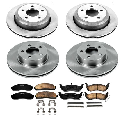 PowerStop 10-11 Ford Ranger Front & Rear Autospecialty Brake Kit (KOE6273)