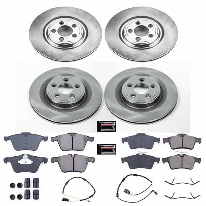 PowerStop 10-15 Jaguar XF Front & Rear Autospecialty Brake Kit (KOE6283)