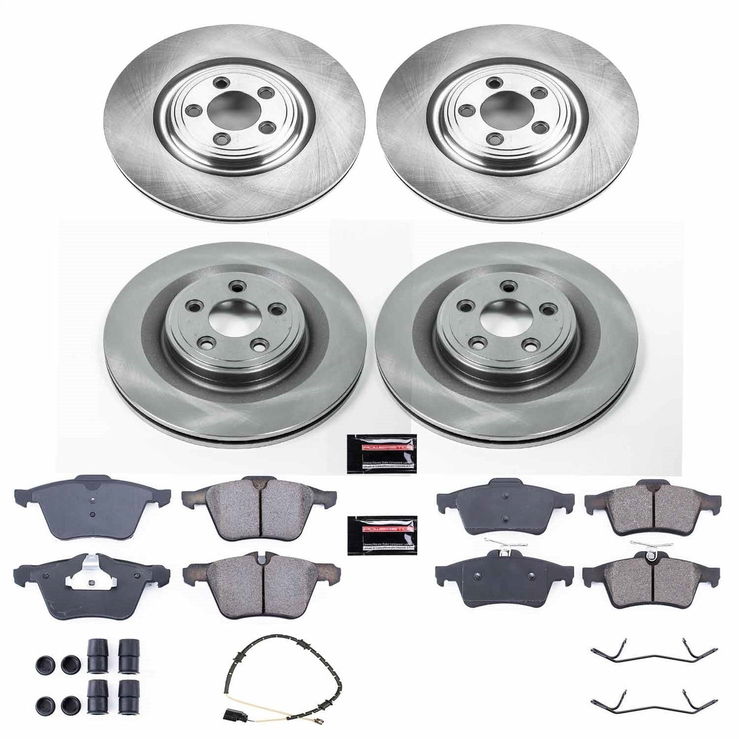 PowerStop 10-12 Jaguar XK Front & Rear Autospecialty Brake Kit (KOE6284)