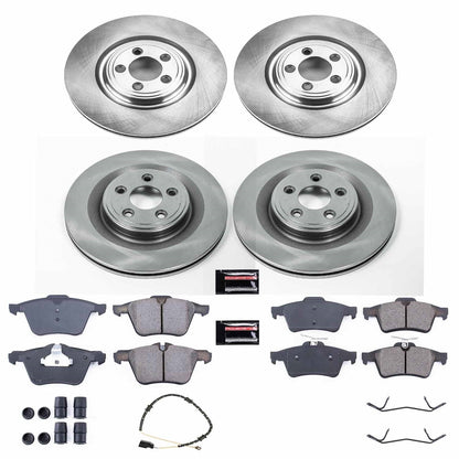 PowerStop 10-12 Jaguar XK Front & Rear Autospecialty Brake Kit (KOE6284)