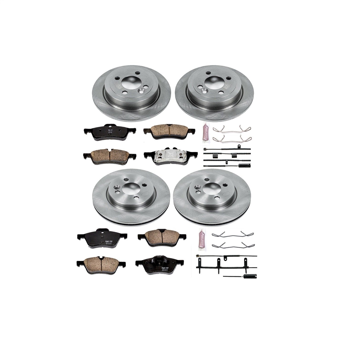 PowerStop 07-08 Mini Cooper Front & Rear Autospecialty Brake Kit (KOE6296)