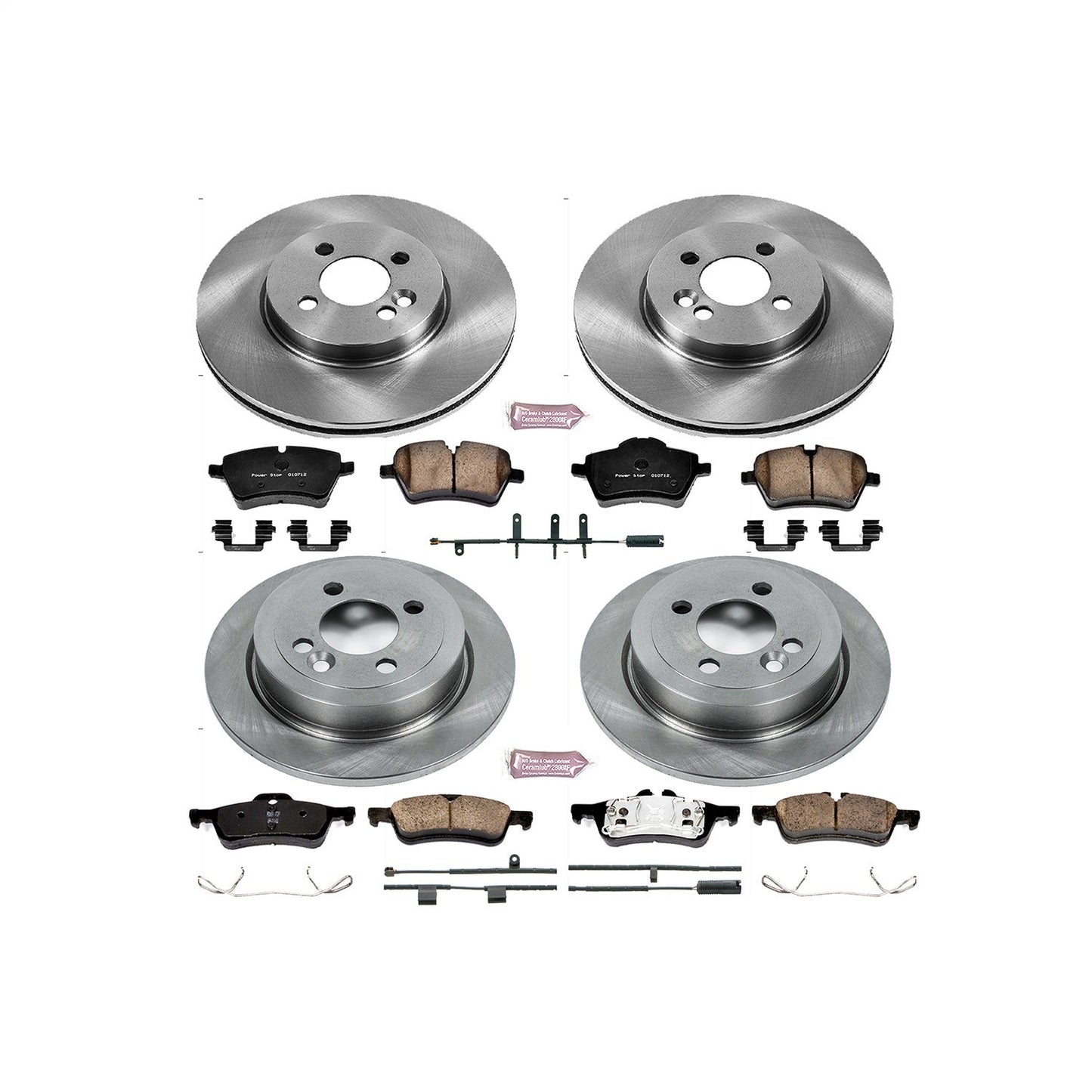 PowerStop 07-08 Mini Cooper Front & Rear Autospecialty Brake Kit (KOE6299)