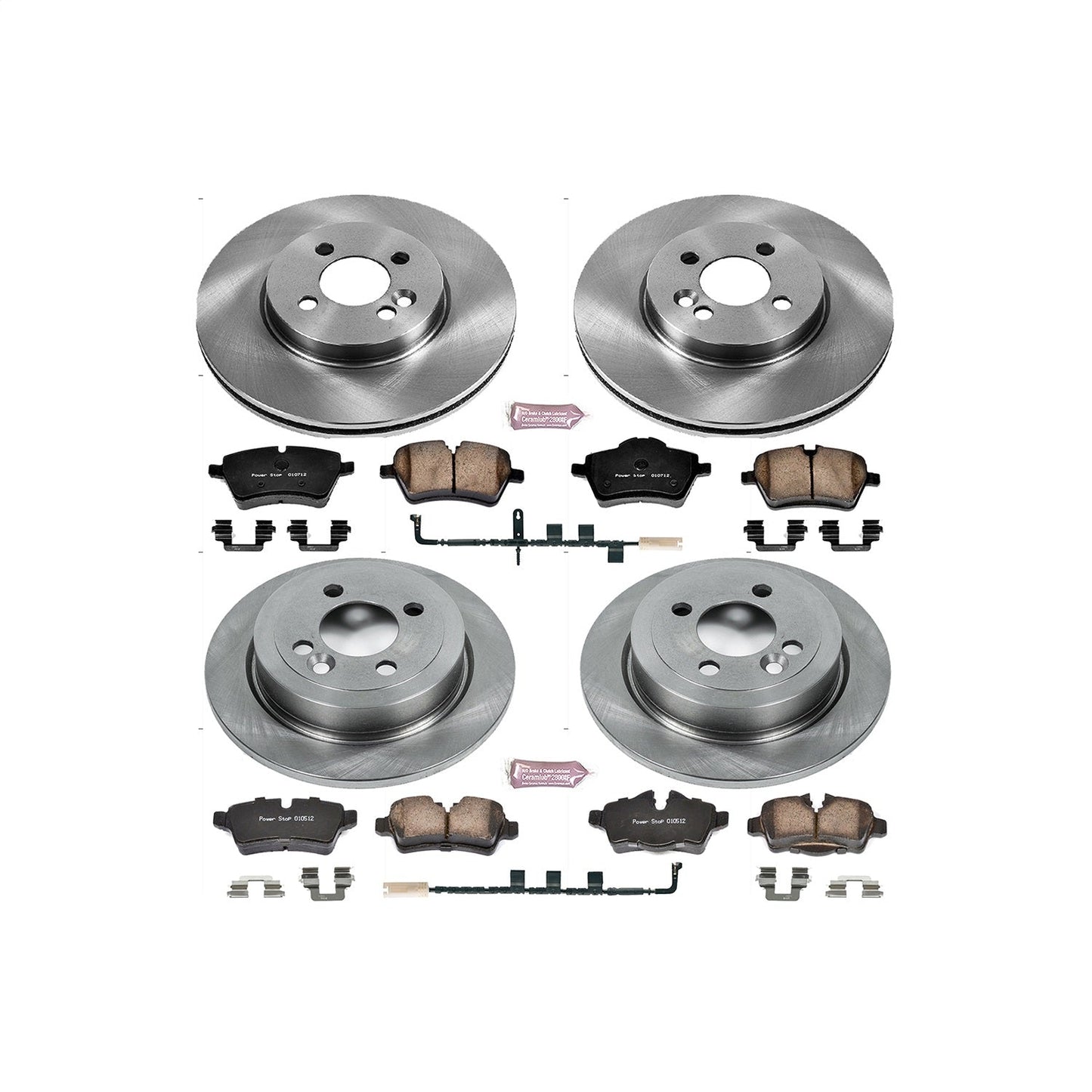 PowerStop 07-10 Mini Cooper Front & Rear Autospecialty Brake Kit (KOE6301)