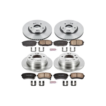 PowerStop 09-12 Hyundai Elantra Front & Rear Autospecialty Brake Kit (KOE6302)