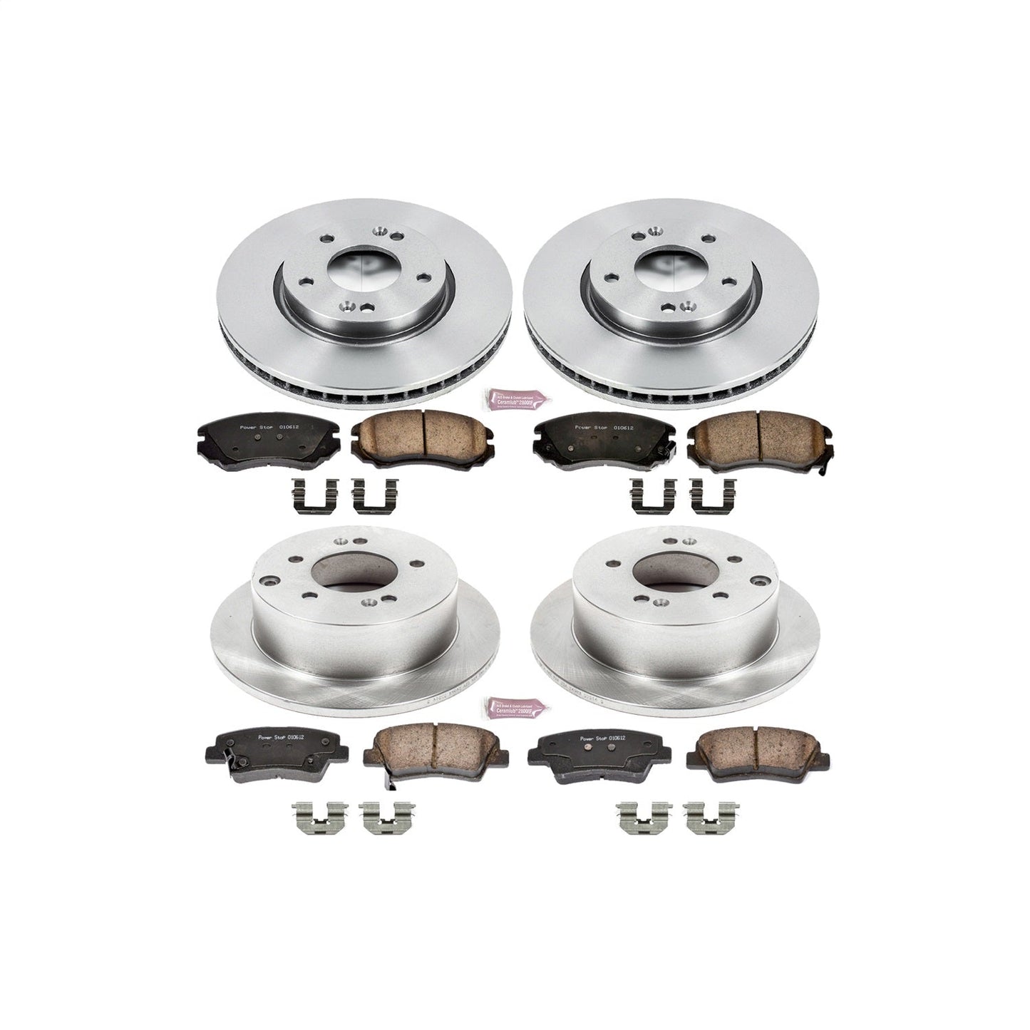 PowerStop 12-13 Kia Soul Front & Rear Autospecialty Brake Kit (KOE6303)