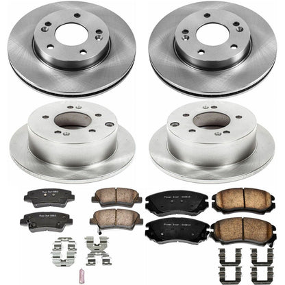 PowerStop 10-11 Kia Soul Front & Rear Autospecialty Brake Kit (KOE6310)