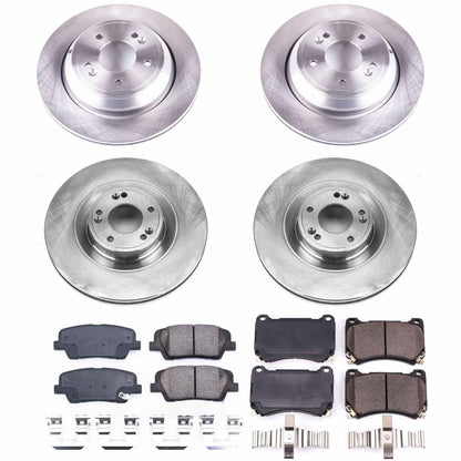 PowerStop 2011 Hyundai Equus Front & Rear Autospecialty Brake Kit (KOE6312)