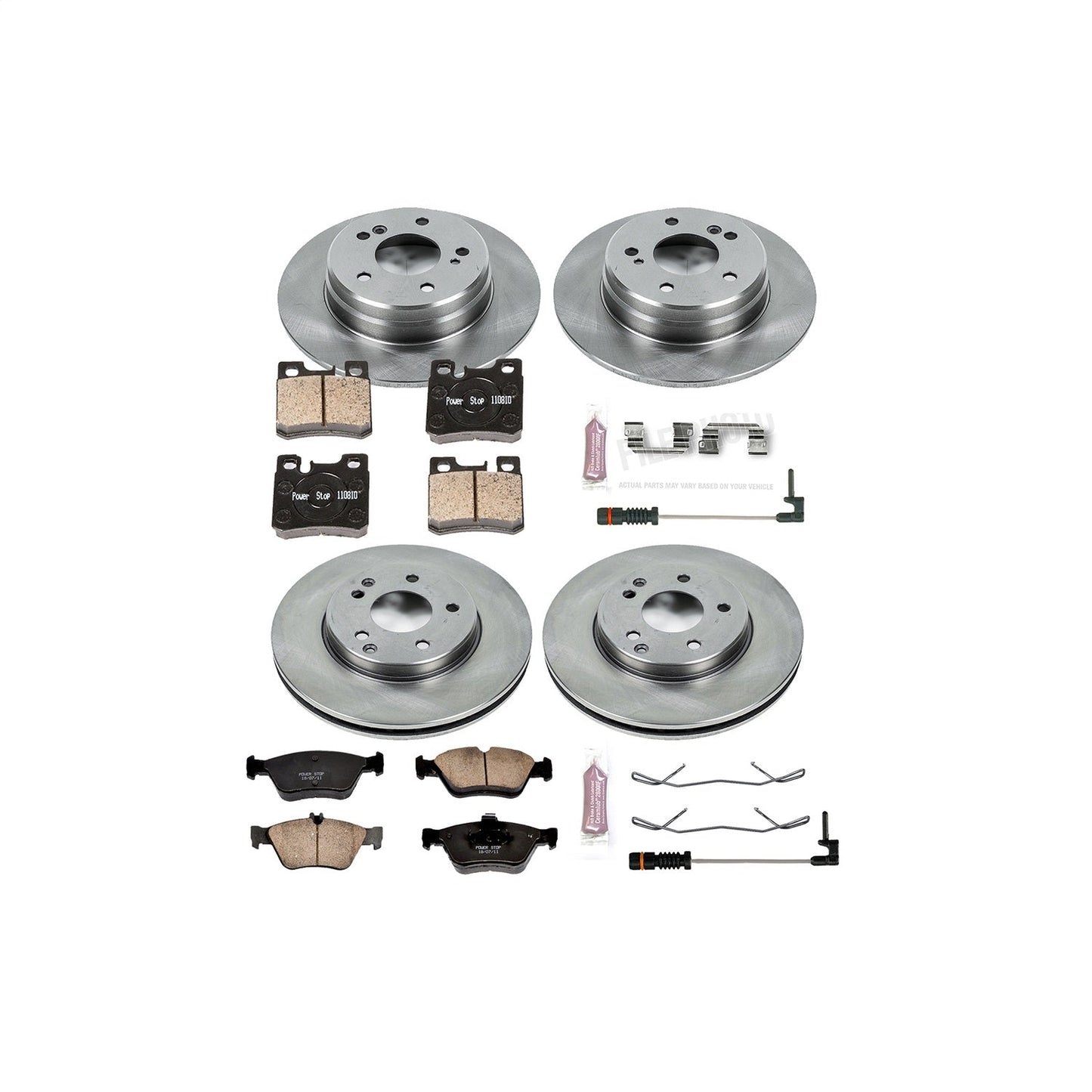PowerStop 99-00 Mercedes-Benz C230 Front & Rear Autospecialty Brake Kit (KOE6343)