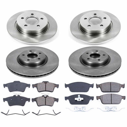 PowerStop 13-14 Ford Focus Front & Rear Autospecialty Brake Kit (KOE6350)