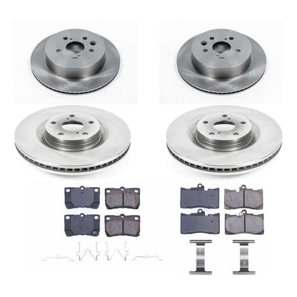 PowerStop 2011 Lexus GS350 Front & Rear Autospecialty Brake Kit (KOE6354)