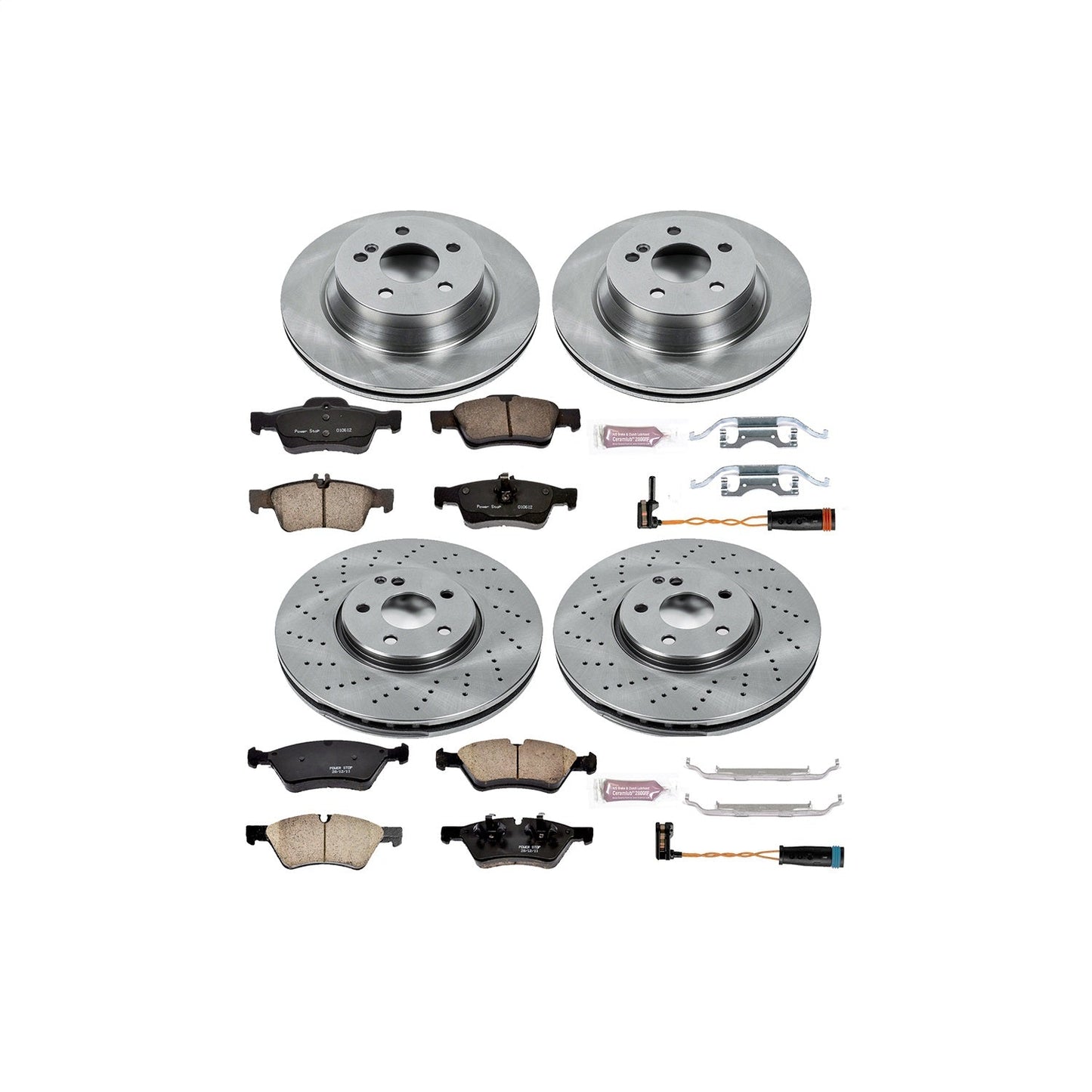 PowerStop 07-09 Mercedes-Benz E350 Front & Rear Autospecialty Brake Kit (KOE6358)