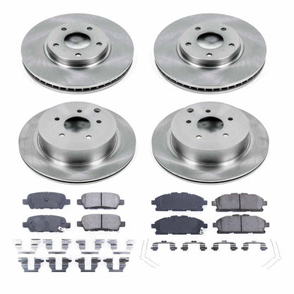 PowerStop 11-17 Nissan Quest Front & Rear Autospecialty Brake Kit (KOE6361)