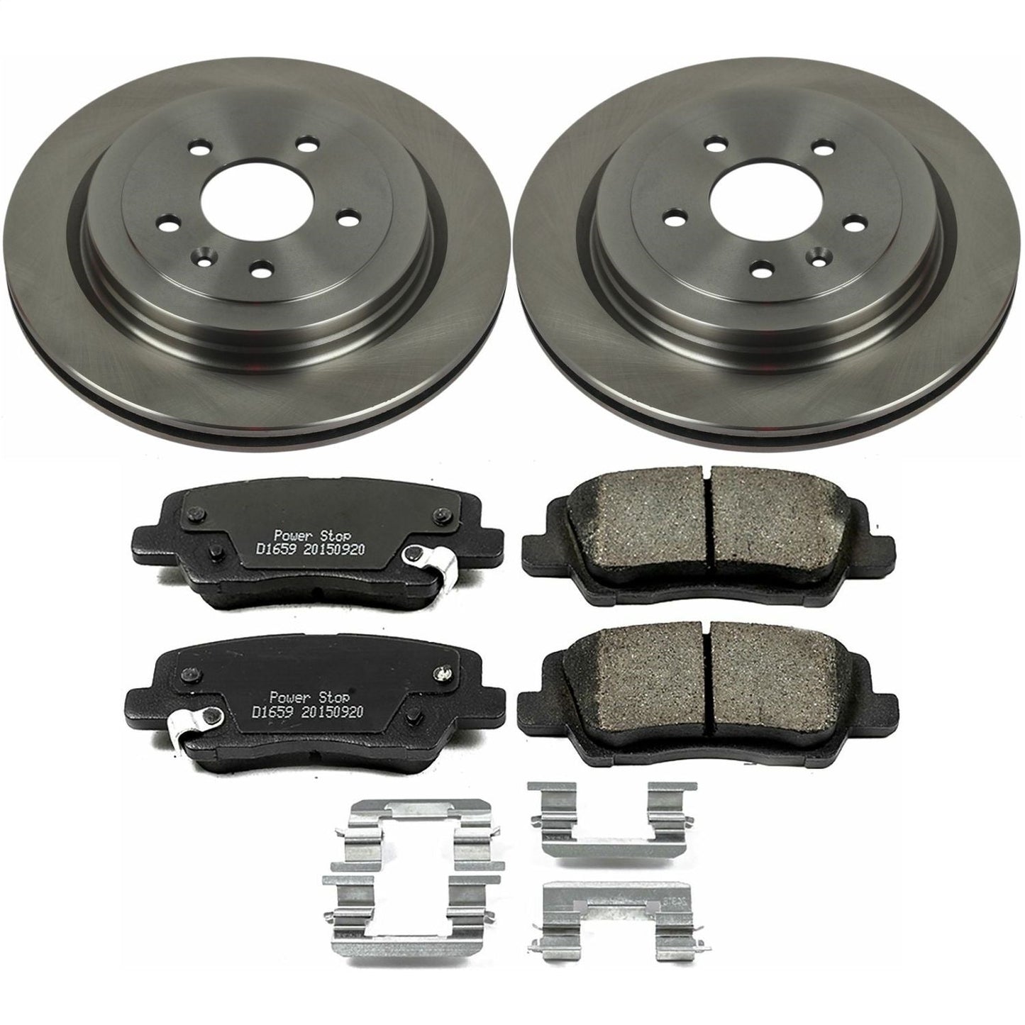 PowerStop 13-15 Cadillac ATS Rear Autospecialty Brake Kit (KOE6385)
