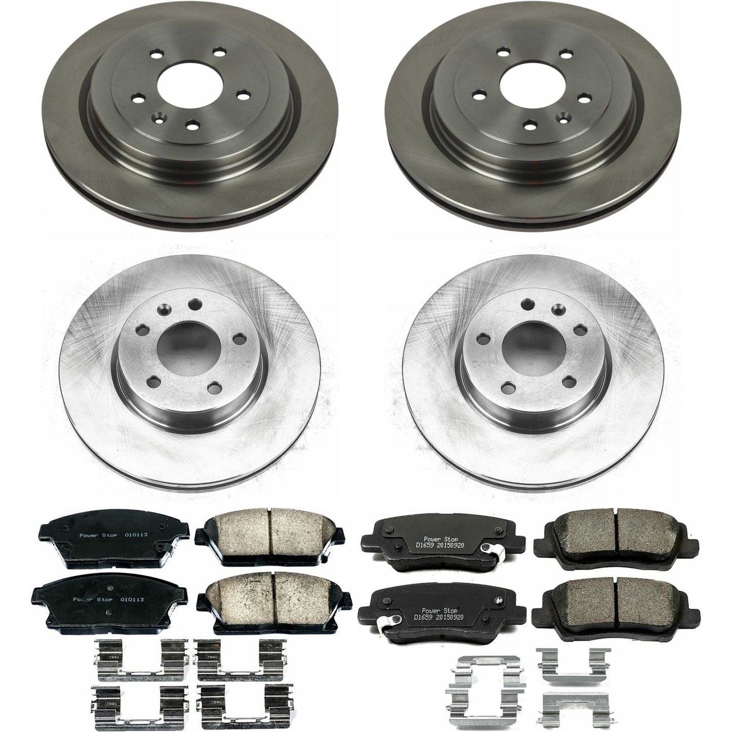PowerStop 13-15 Cadillac ATS Front & Rear Autospecialty Brake Kit (KOE6387)