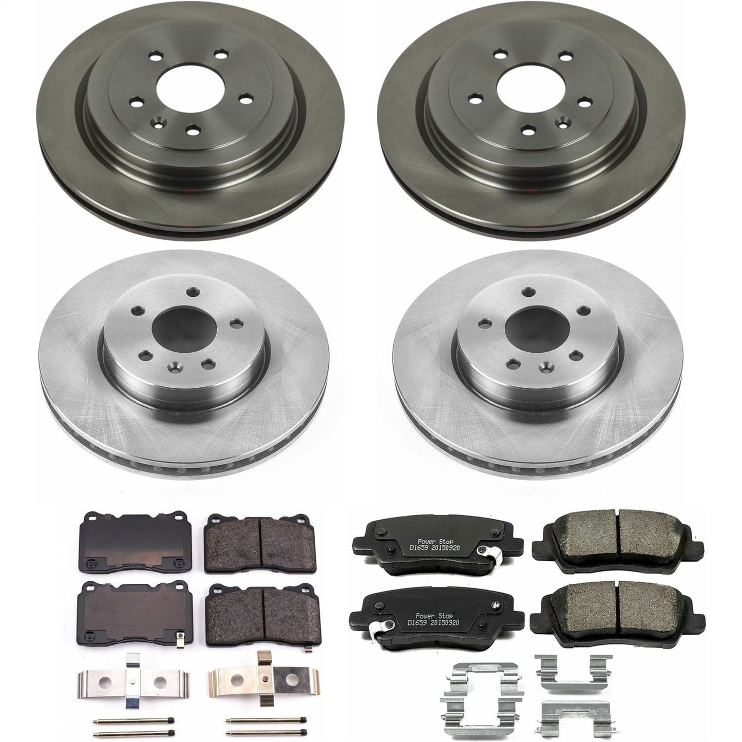 PowerStop 13-15 Cadillac ATS Front & Rear Autospecialty Brake Kit (KOE6390)