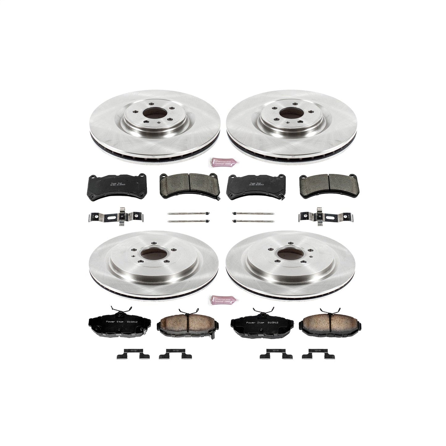 PowerStop 13-14 Ford Mustang Front & Rear Autospecialty Brake Kit (KOE6401)