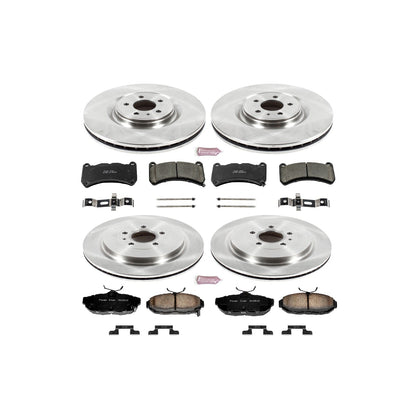 PowerStop 13-14 Ford Mustang Front & Rear Autospecialty Brake Kit (KOE6401)