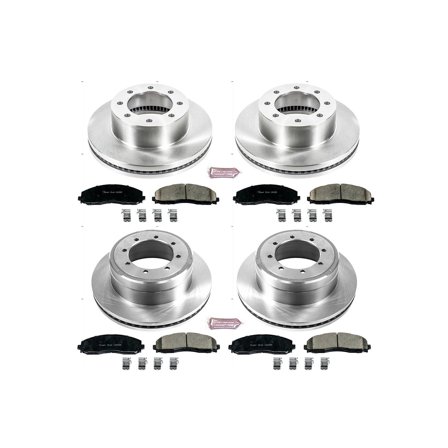 PowerStop 13-16 Ford F-450 Super Duty Front & Rear Autospecialty Brake Kit (KOE6404)