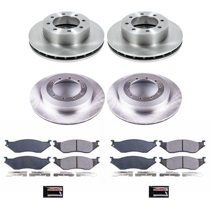 PowerStop 02-04 Ford F-550 Super Duty Front & Rear Autospecialty Brake Kit (KOE6408)