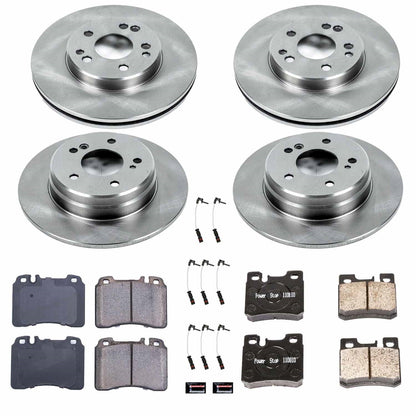 PowerStop 90-93 Mercedes-Benz 300CE Front & Rear Autospecialty Brake Kit (KOE6465)