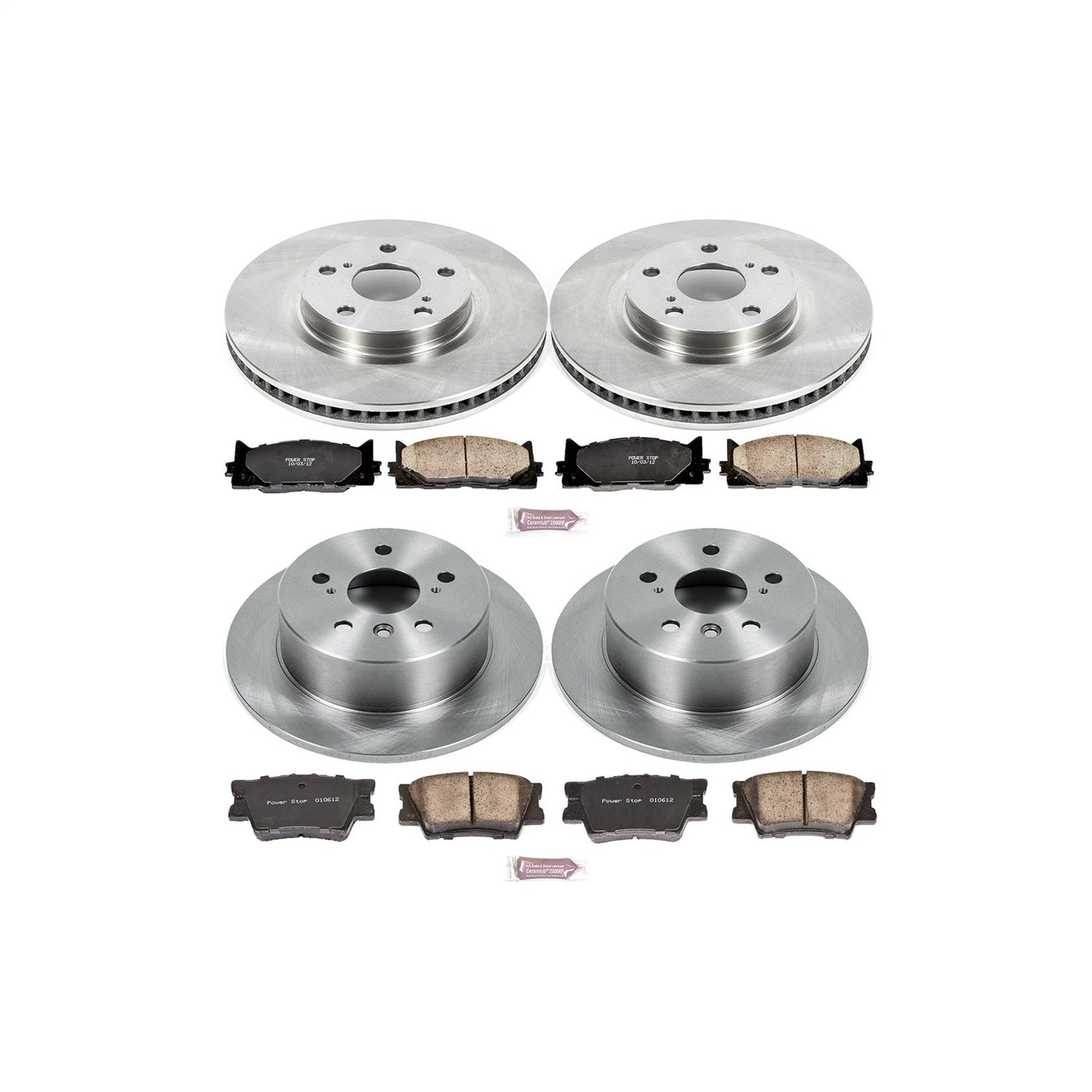 PowerStop 13-18 Lexus ES300h Front & Rear Autospecialty Brake Kit (KOE6480)