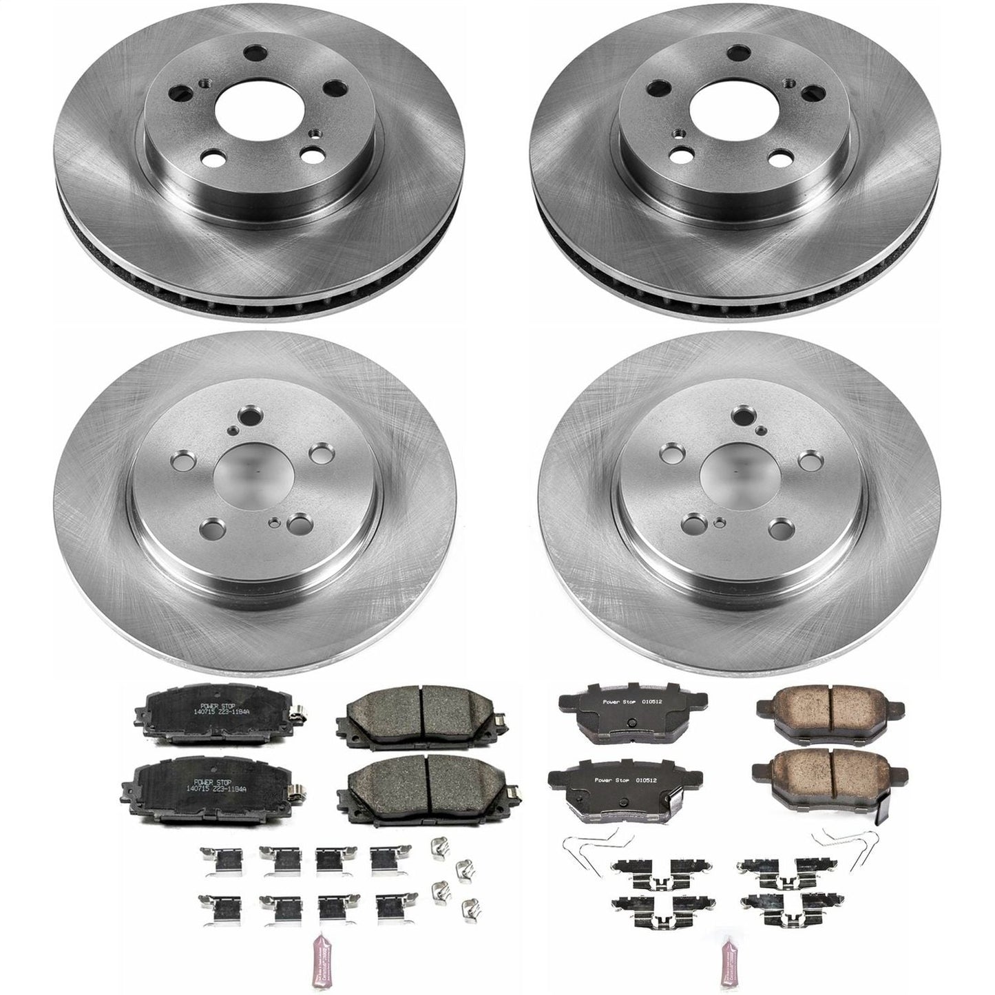 PowerStop 11-17 Lexus CT200h Front & Rear Autospecialty Brake Kit (KOE6487)