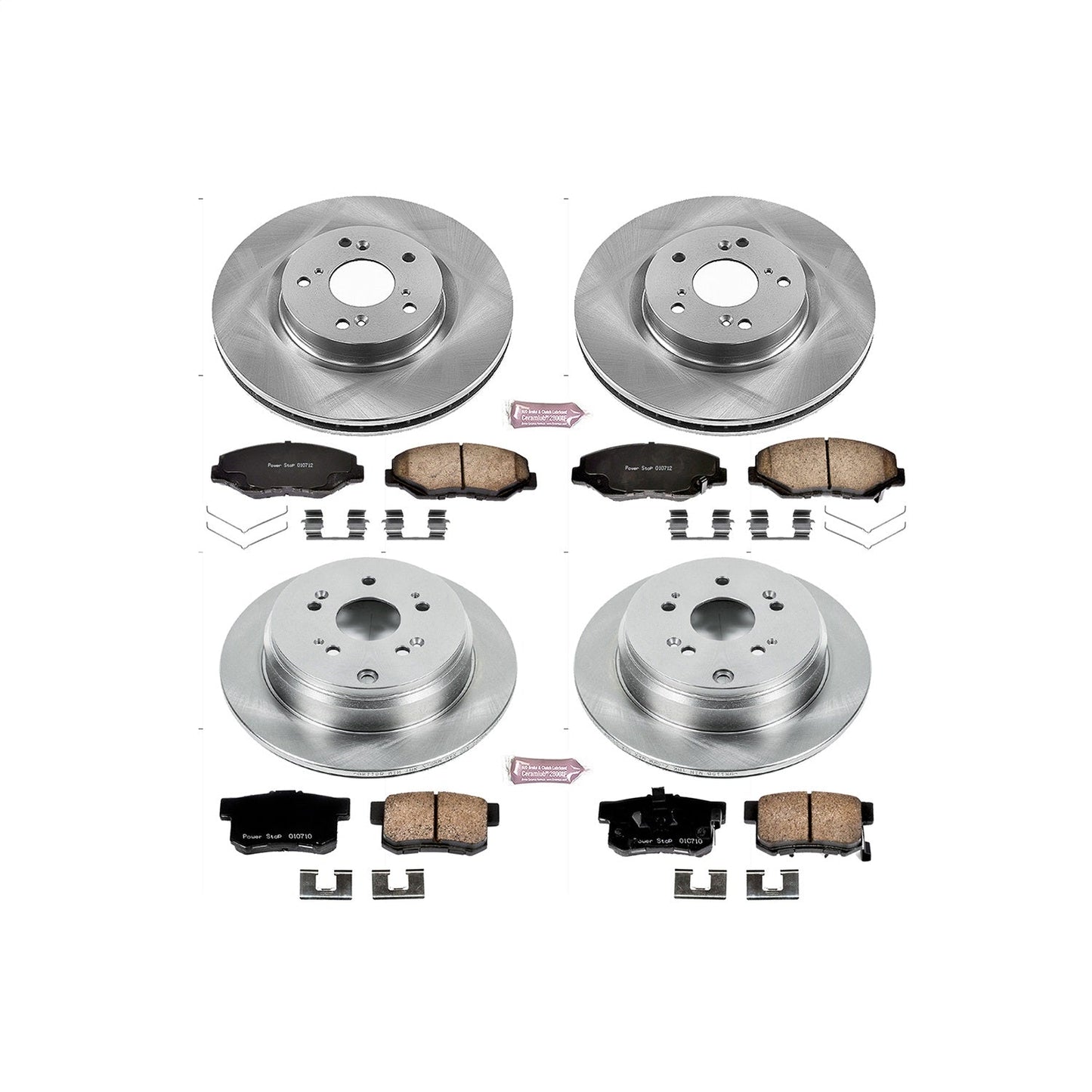 PowerStop 12-16 Honda CR-V Front & Rear Autospecialty Brake Kit (KOE6489)