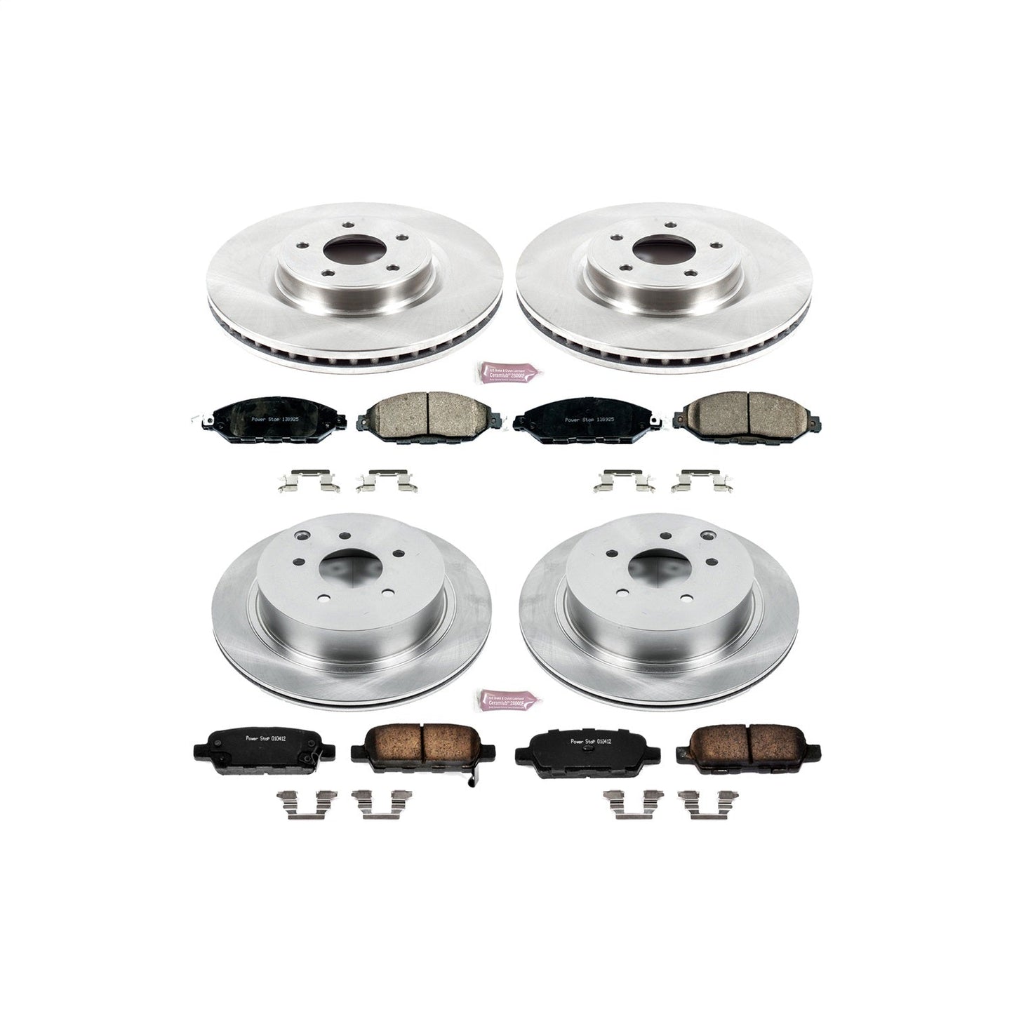 PowerStop 2013 Infiniti JX35 Front & Rear Autospecialty Brake Kit (KOE6497)
