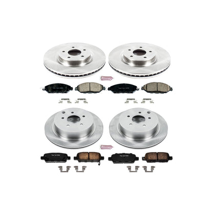 PowerStop 2013 Infiniti JX35 Front & Rear Autospecialty Brake Kit (KOE6497)