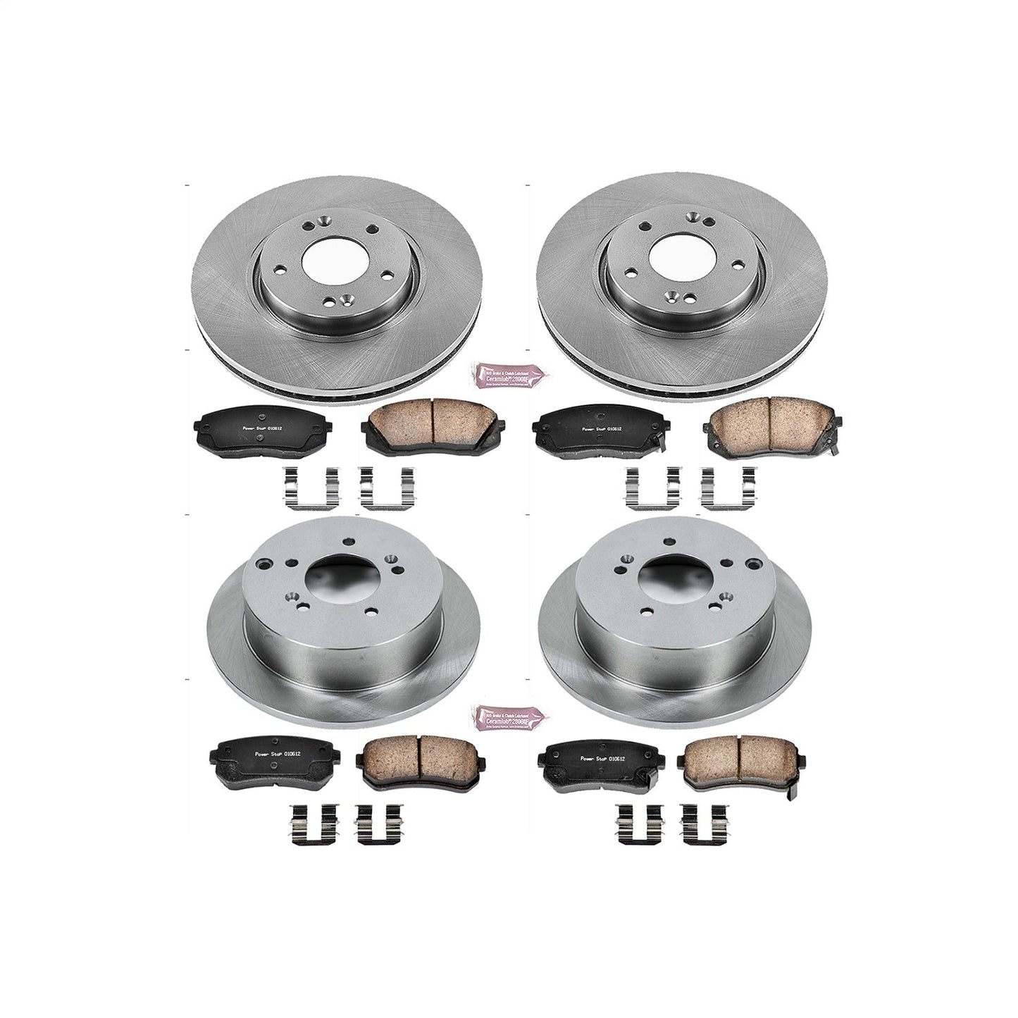 PowerStop 12-16 Kia Sportage Front & Rear Autospecialty Brake Kit (KOE6511)