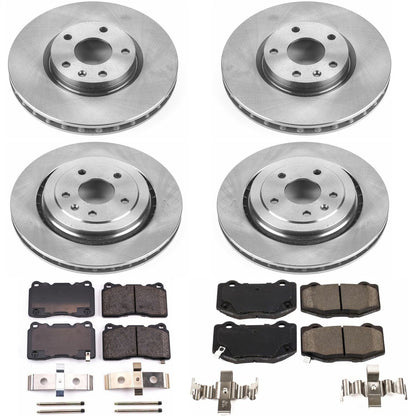 PowerStop 2014 Chevrolet Corvette Front & Rear Autospecialty Brake Kit (KOE6529)