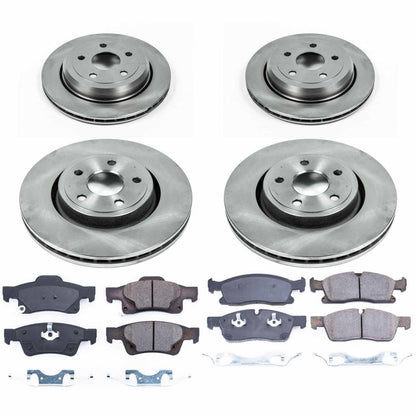 PowerStop 13-16 Dodge Durango Front & Rear Autospecialty Brake Kit (KOE6537)