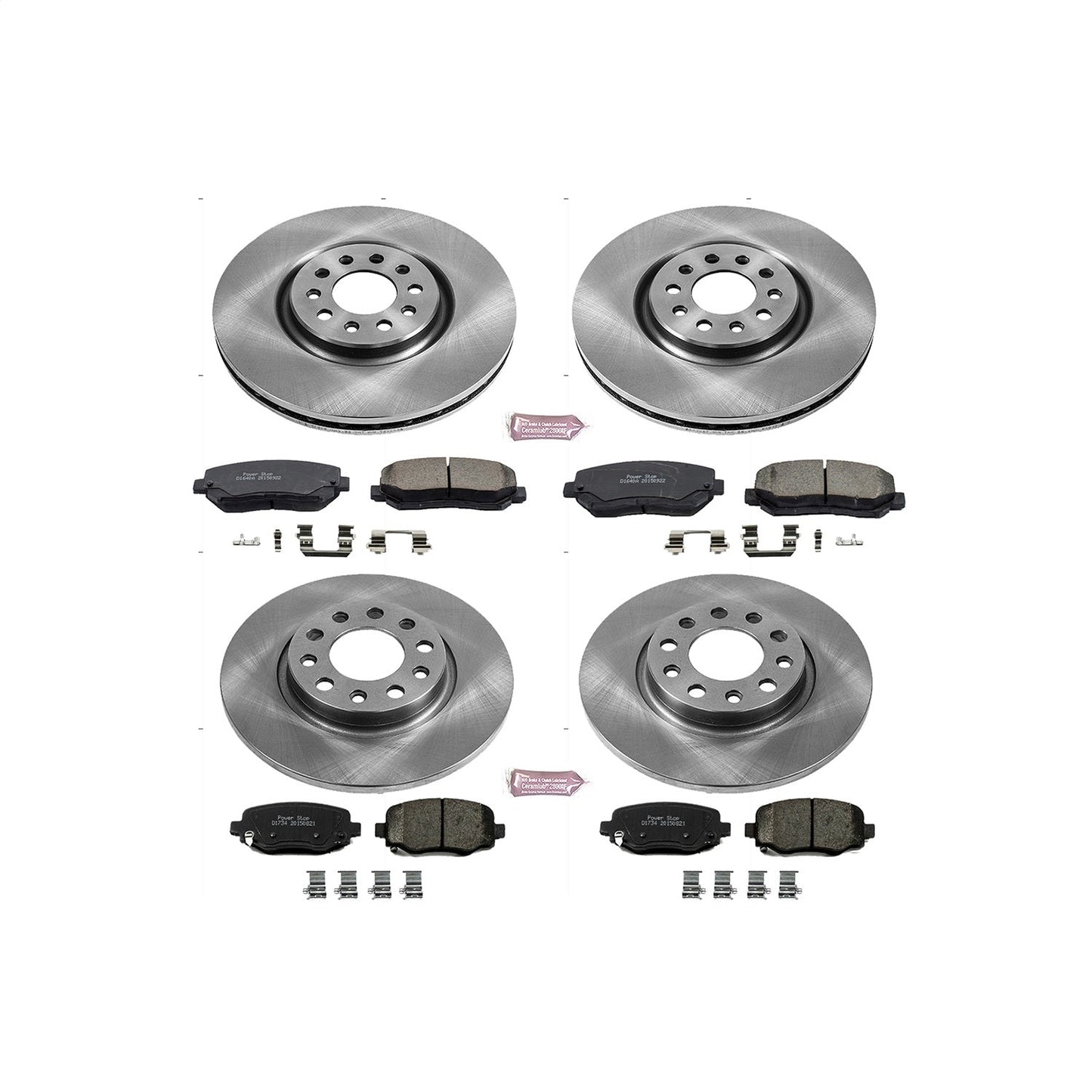 PowerStop 15-17 Chrysler 200 Front & Rear Autospecialty Brake Kit (KOE6539)