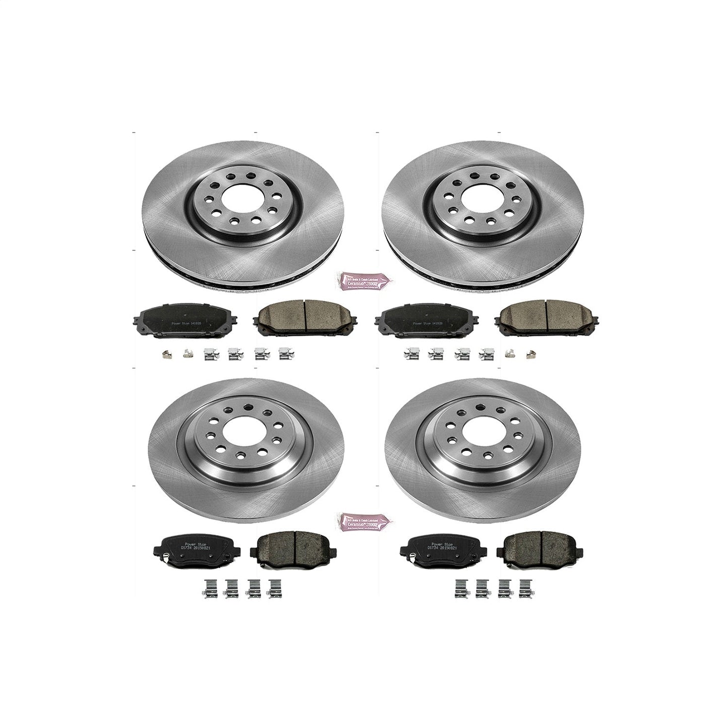 PowerStop 14-16 Jeep Cherokee Front & Rear Autospecialty Brake Kit (KOE6541)