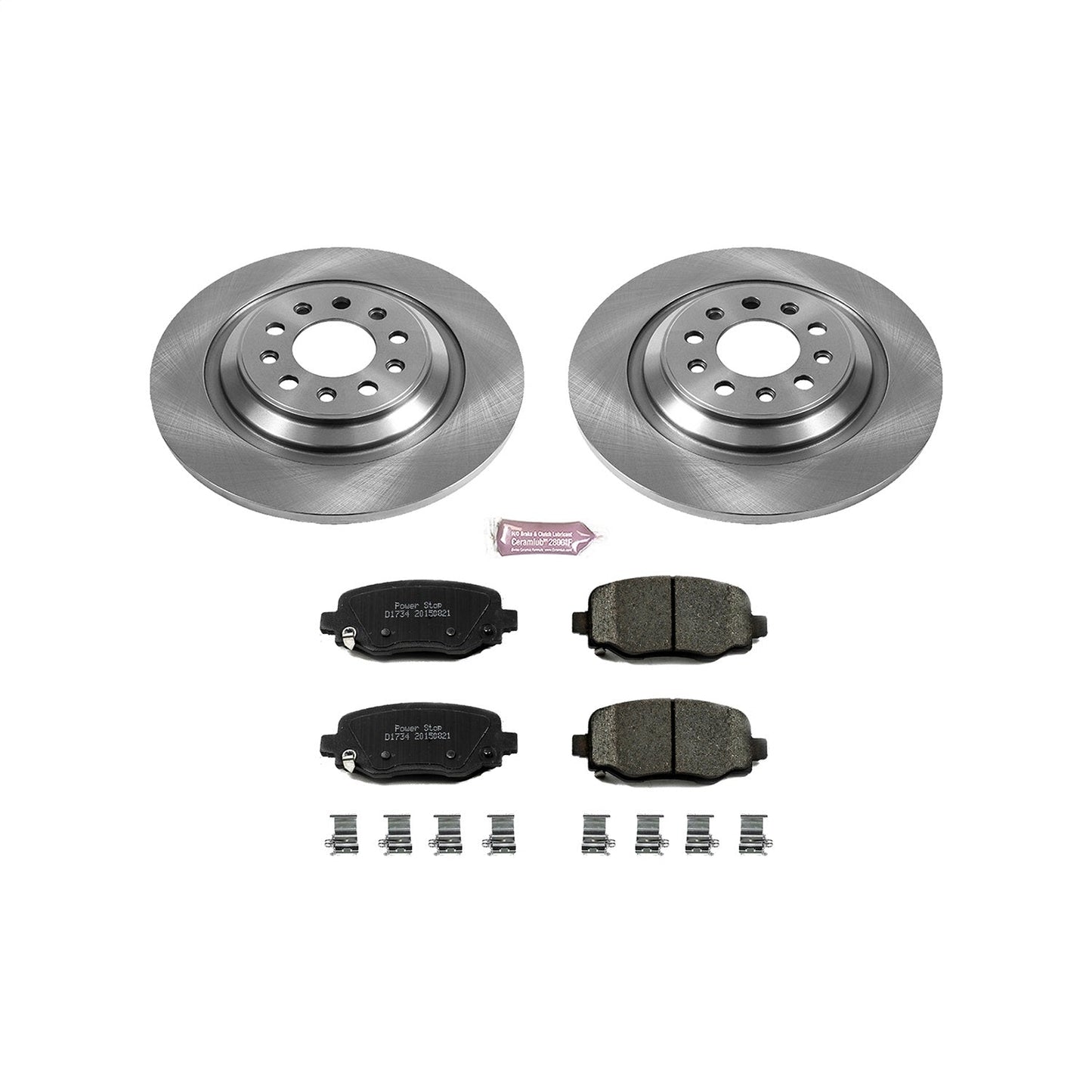 PowerStop 14-19 Jeep Cherokee Rear Autospecialty Brake Kit (KOE6542)