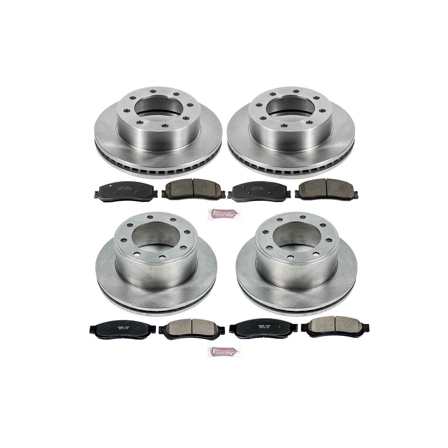 PowerStop 12-13 Ford F-250 Super Duty Front & Rear Autospecialty Brake Kit (KOE6547)