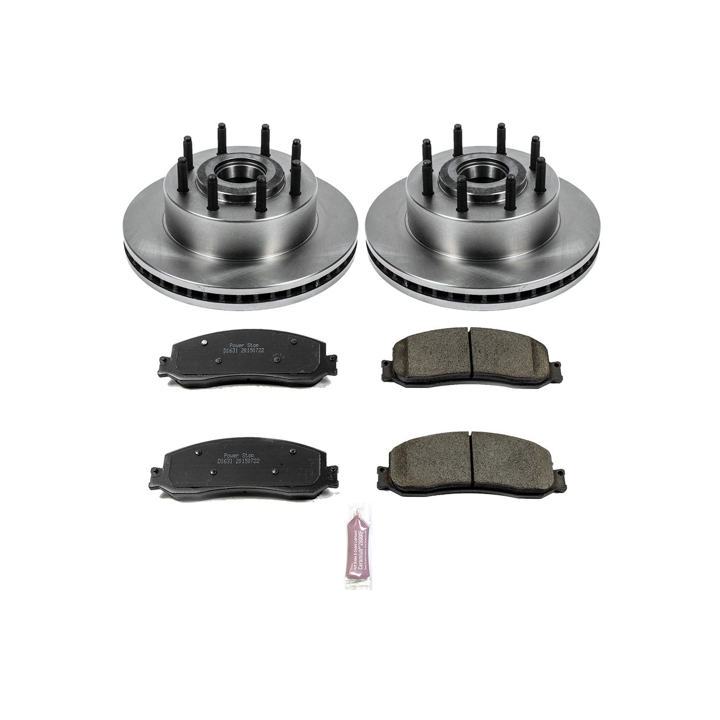 PowerStop 2012 Ford F-350 Super Duty Front Autospecialty Brake Kit (KOE6550)