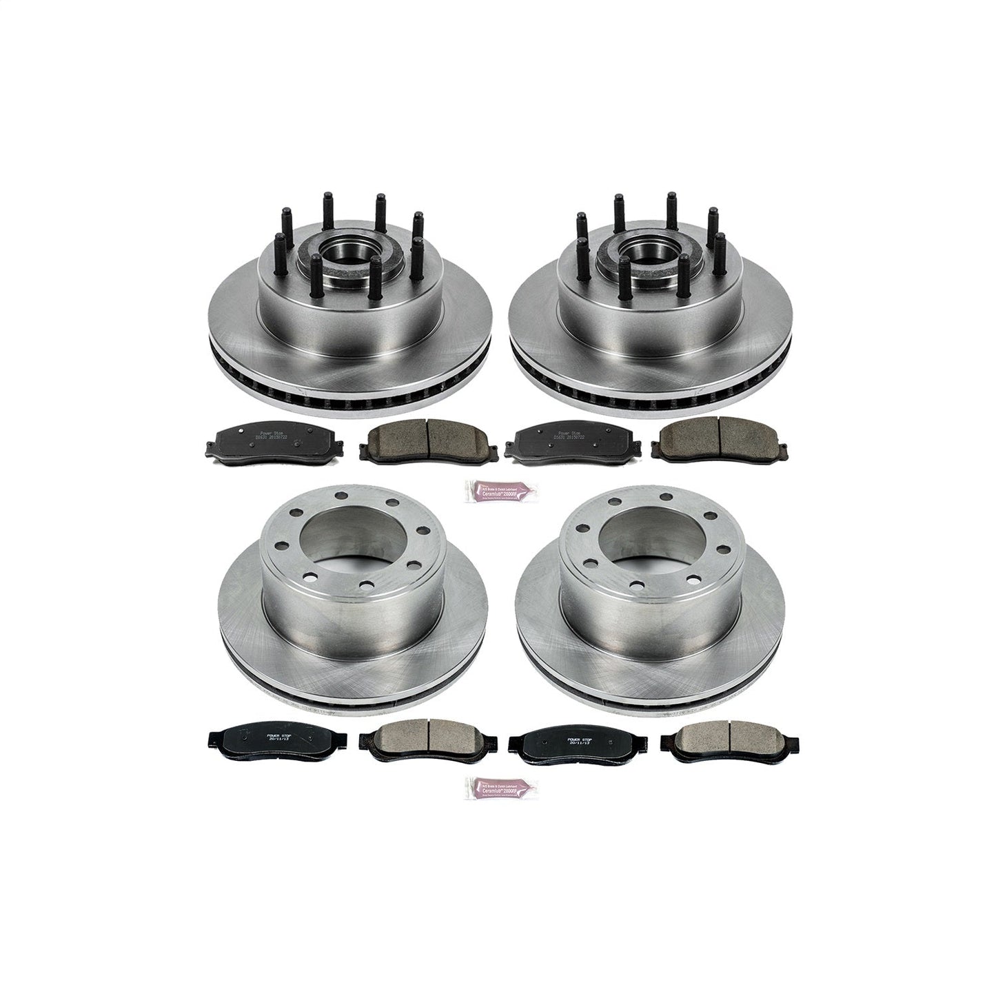 PowerStop 2012 Ford F-350 Super Duty Front & Rear Autospecialty Brake Kit (KOE6551)