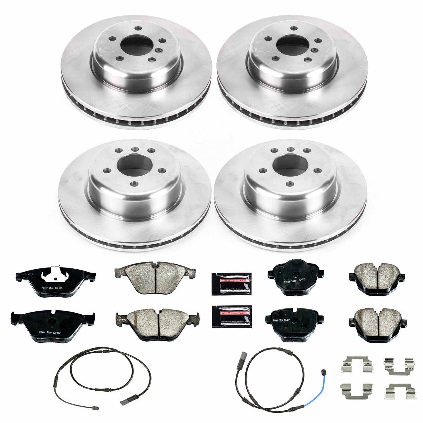 PowerStop 2011 BMW 535i xDrive Front & Rear Autospecialty Brake Kit (KOE6582)