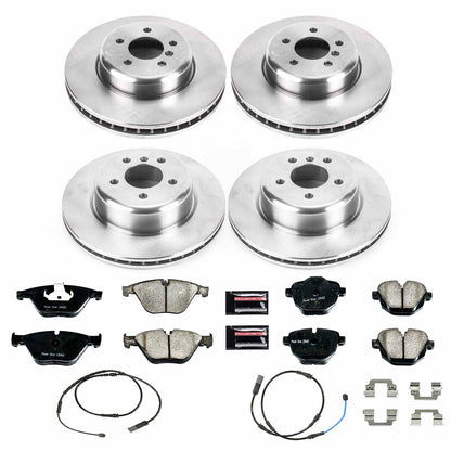 PowerStop 2011 BMW 535i xDrive Front & Rear Autospecialty Brake Kit (KOE6582)