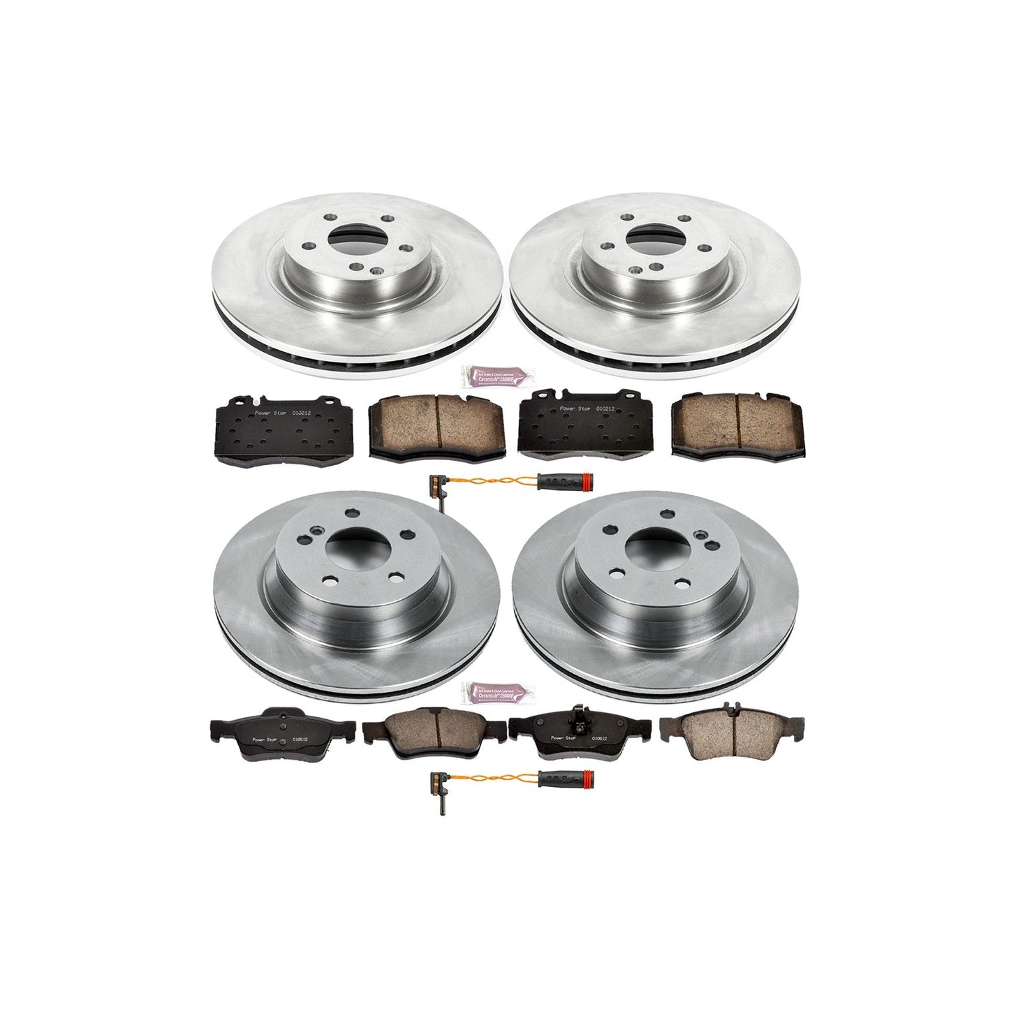 PowerStop 2006 Mercedes-Benz CLS500 Front & Rear Autospecialty Brake Kit (KOE6598)