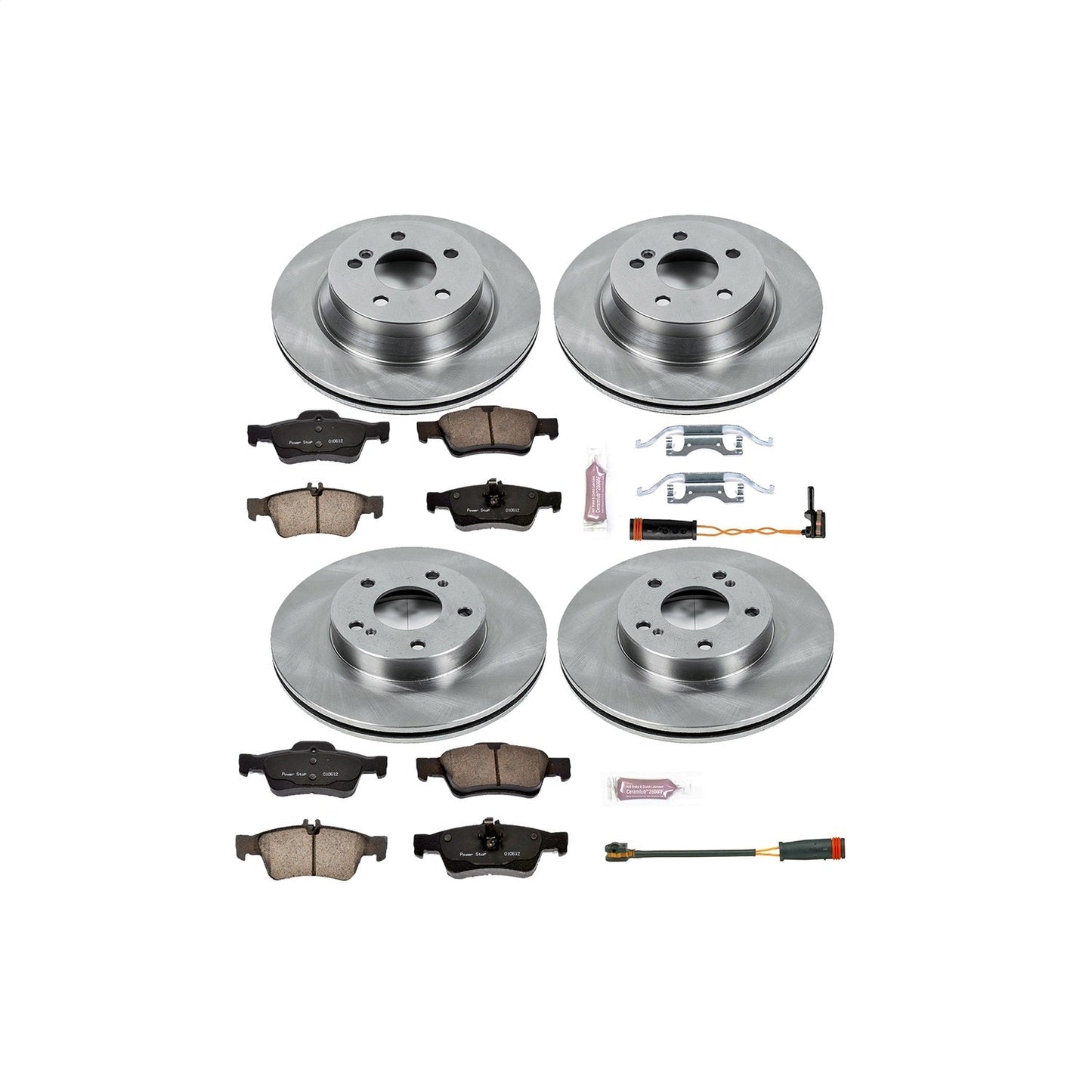 PowerStop 08-11 Mercedes-Benz CLS550 Front & Rear Autospecialty Brake Kit (KOE6602)