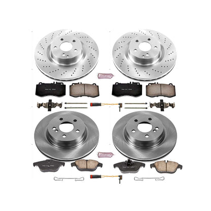 PowerStop 13-14 Mercedes-Benz E350 Front & Rear Autospecialty Brake Kit (KOE6641)