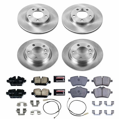 PowerStop 11-16 Mini Cooper Countryman Front & Rear Autospecialty Brake Kit (KOE6663)