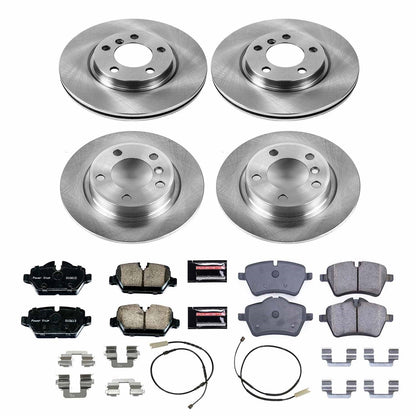 PowerStop 11-16 Mini Cooper Countryman Front & Rear Autospecialty Brake Kit (KOE6666)